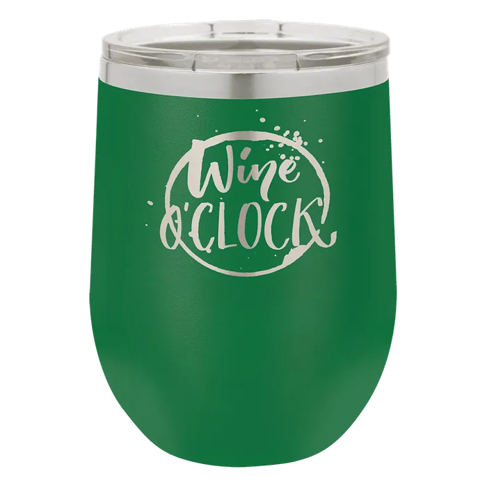 Green 12 oz. Polar Camel Stemless Wine Tumbler