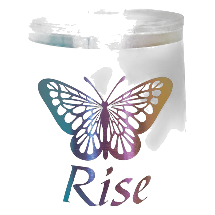 White/Prism ION-Plated Polar Camel 12 oz. Stemless Wine Tumbler