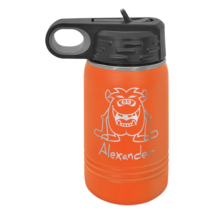 Orange 12 oz. Polar Camel Water Bottle