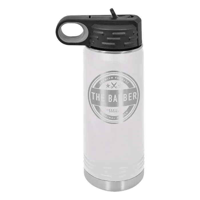 White Polar Camel 20 oz. Water Bottle
