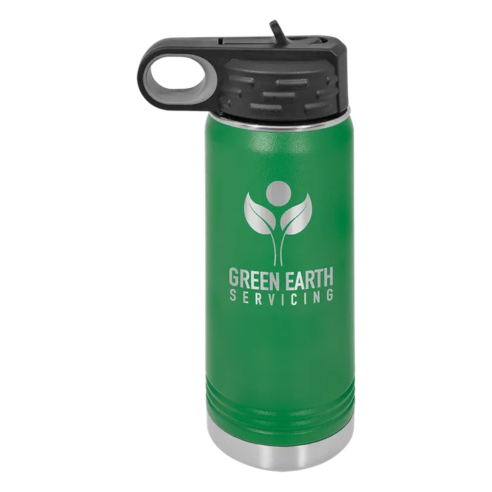 Green 20 oz. Polar Camel Water Bottle