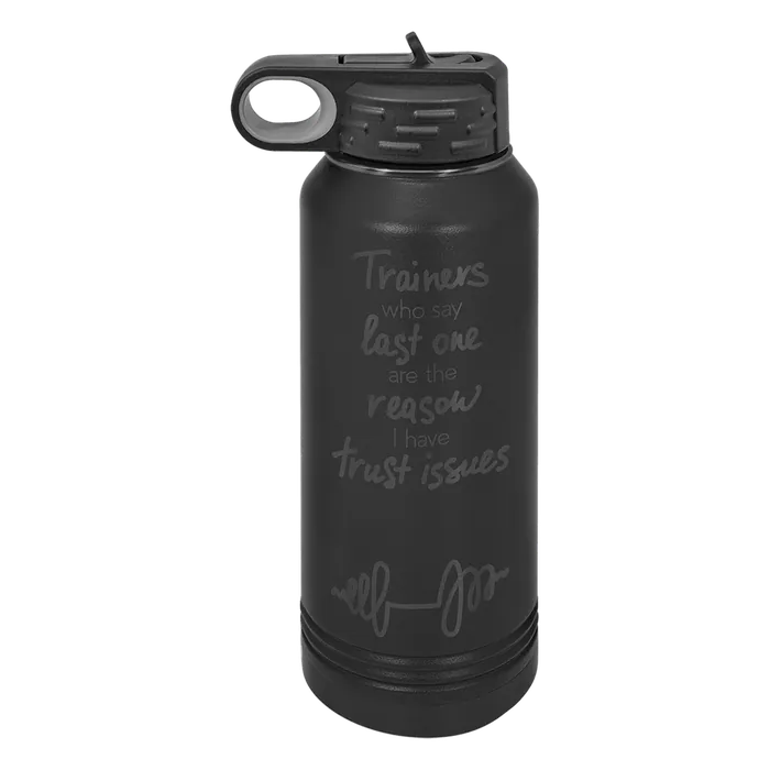 Black/Ghost Black 32 oz. Polar Camel Water Bottles