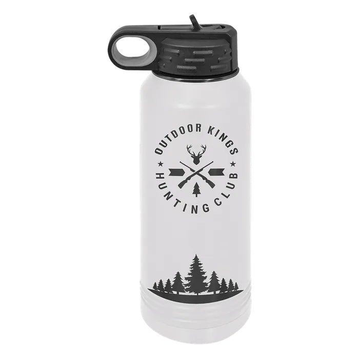 White/Ghost Black 32 oz. Polar Camel Water Bottles