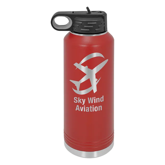 Red 40 oz. Polar Camel Water Bottle