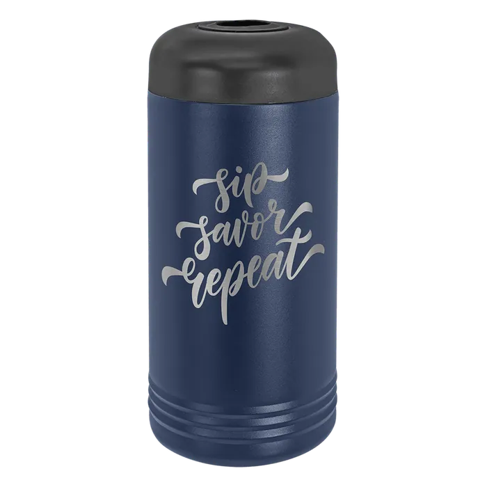 Navy Blue Polar Camel Powder Coated Wine Chiller