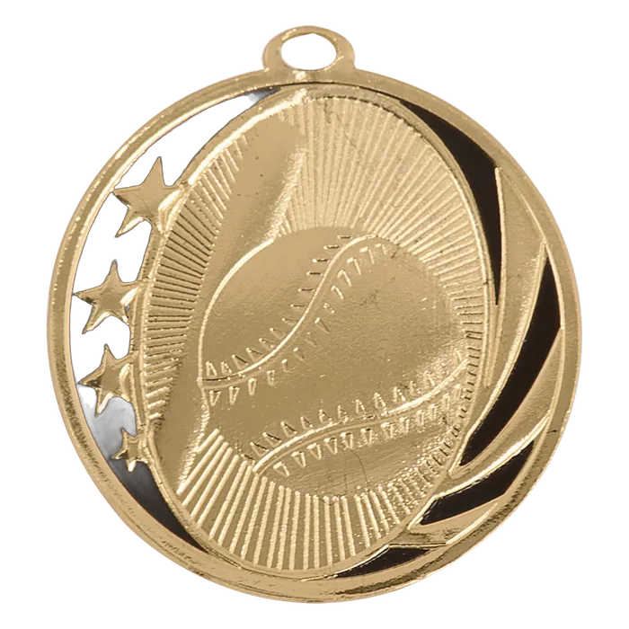 Baseball/Softball Midnight Star Medal-Gold