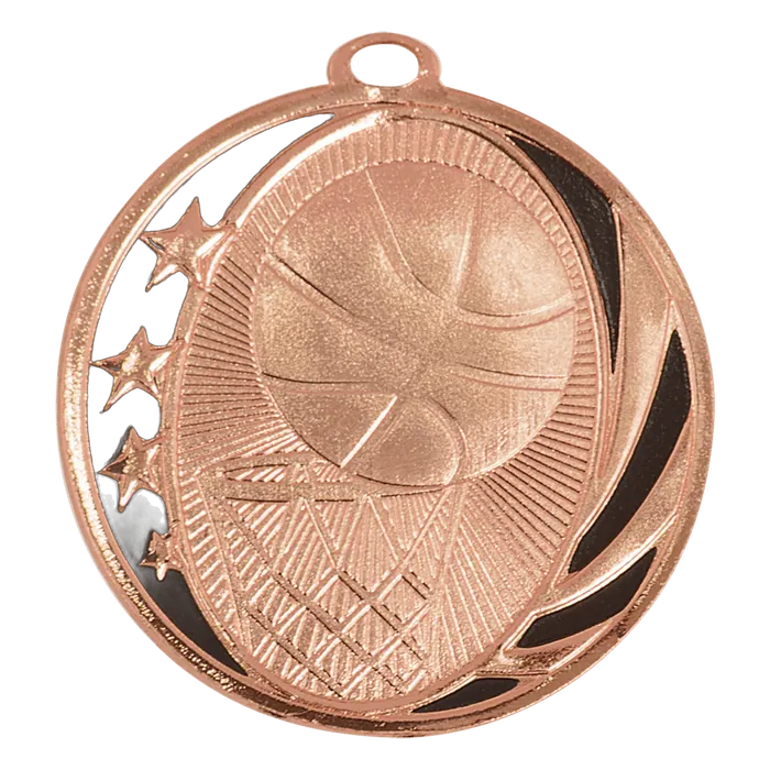 Basketball MidNite Star Medal-Bronze