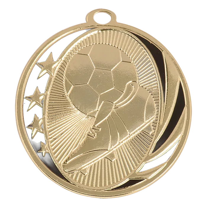 Soccer MidNite Star Medal-Gold