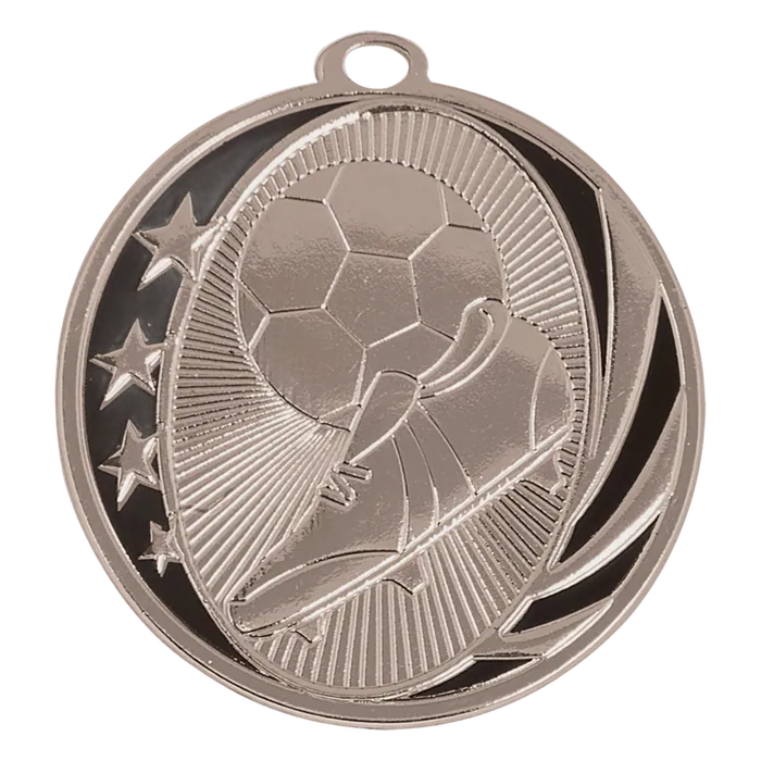 Soccer MidNite Star Medal-Silver