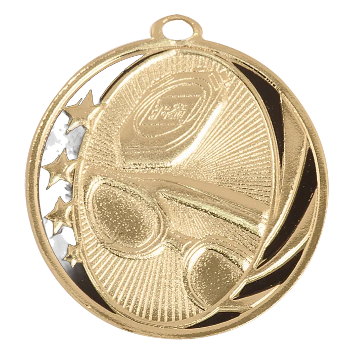 Swimming MidNite Star Medal-Gold