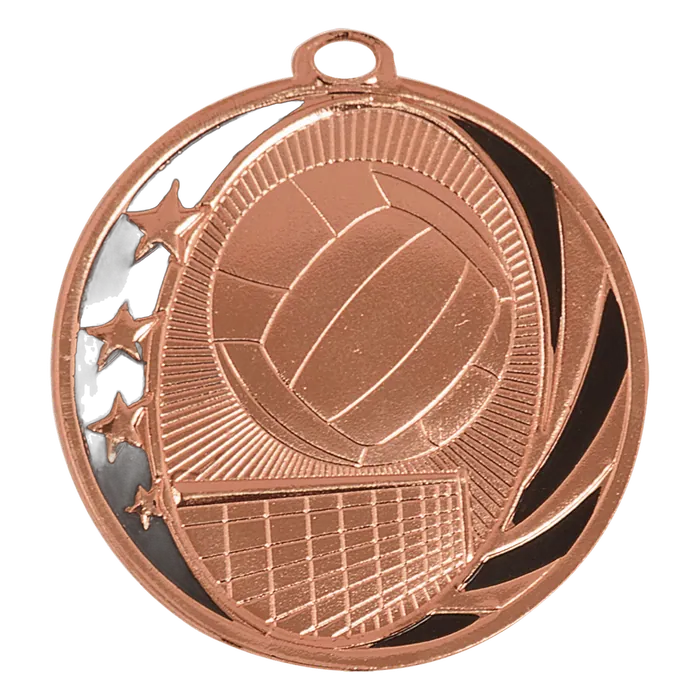 Volleyball MidNite Star Medal-Bronze