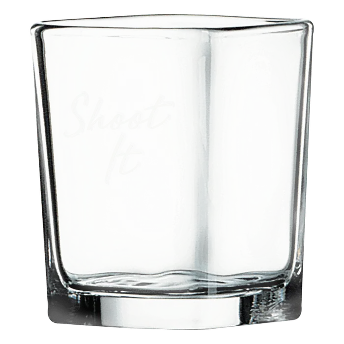 2 1/4 oz. Polar Camel Square Shot Glass