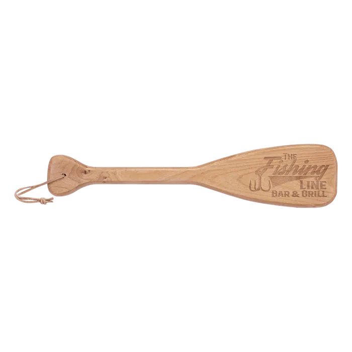 Boat Paddle with Leather String