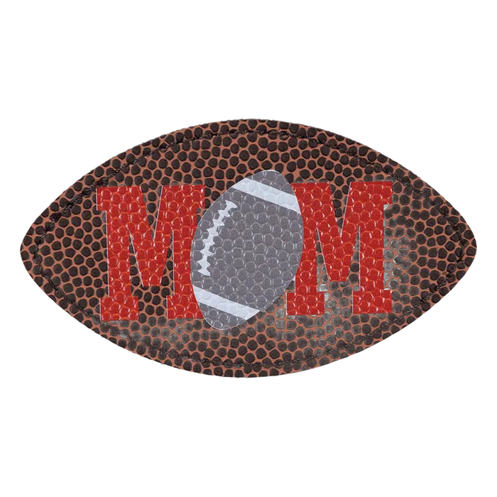 Football Leatherette Patch with Adhesive