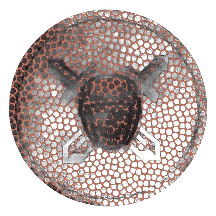 Football Laserable Leatherette Round Patch with Kota Pro Adhesive, Style PTH365