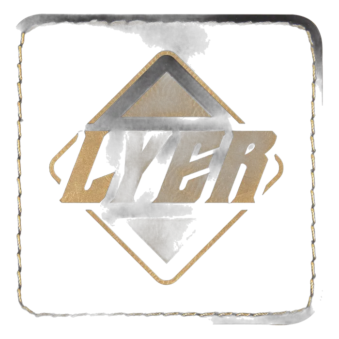 Black/Gold Laserable Leatherette Square Patch with Kota Pro Adhesive, Style PTH756