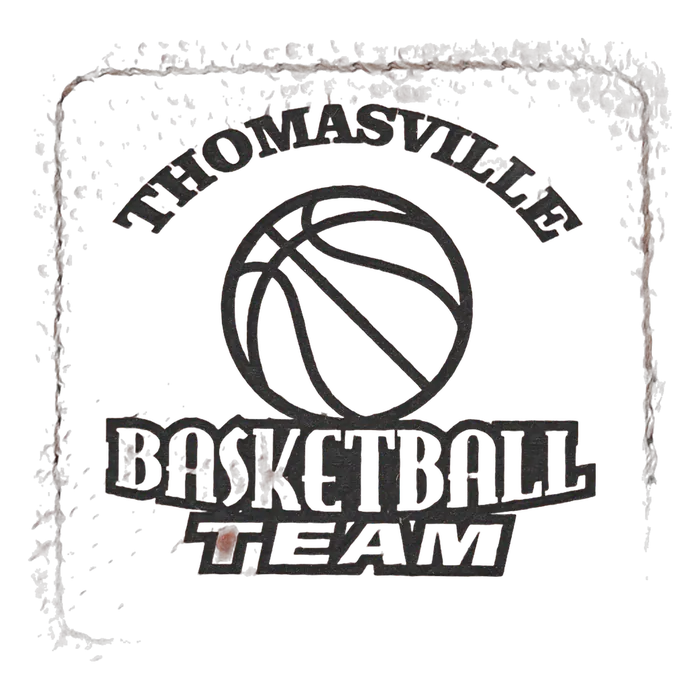 Basketball Laserable Leatherette Square Patch with Kota Pro Adhesive, Style PTH766