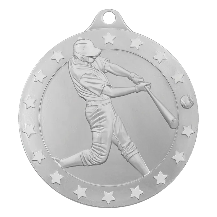 Baseball Radiance Medal - Silver, 2"