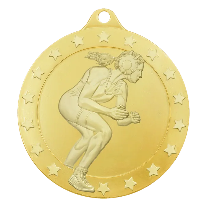 Female Wrestling Radiance Metal - Gold