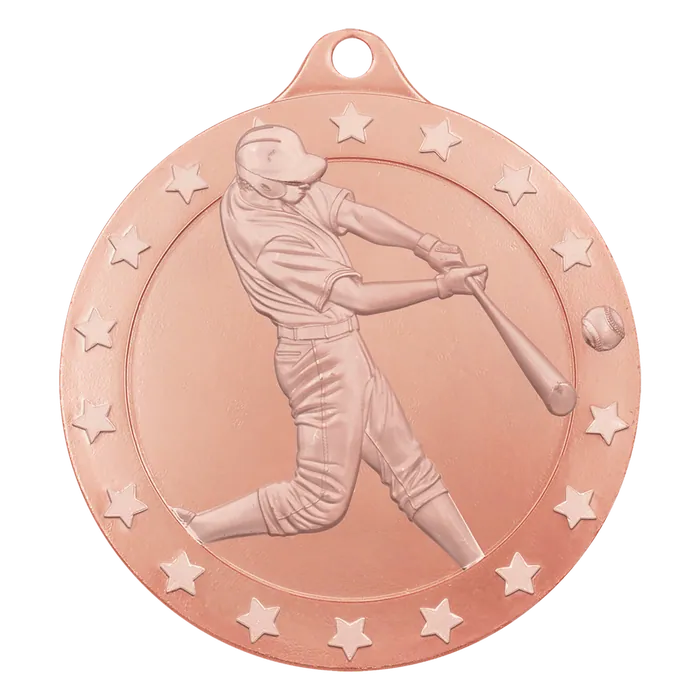 Baseball Radiance Medal - Bronze, 2 3/4"