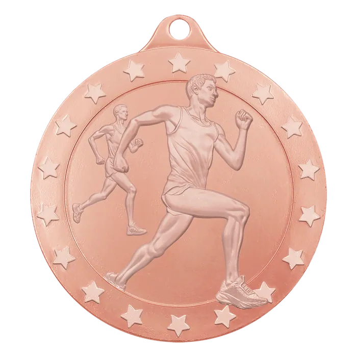 Male Cross Country Radiance Medal - Bronze, 2 3/4"