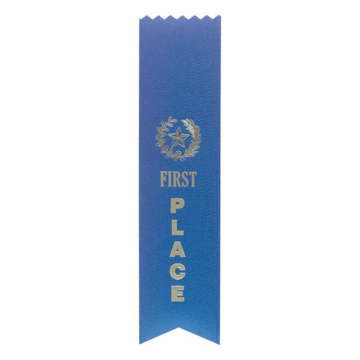 1st Place Pinked Ribbon