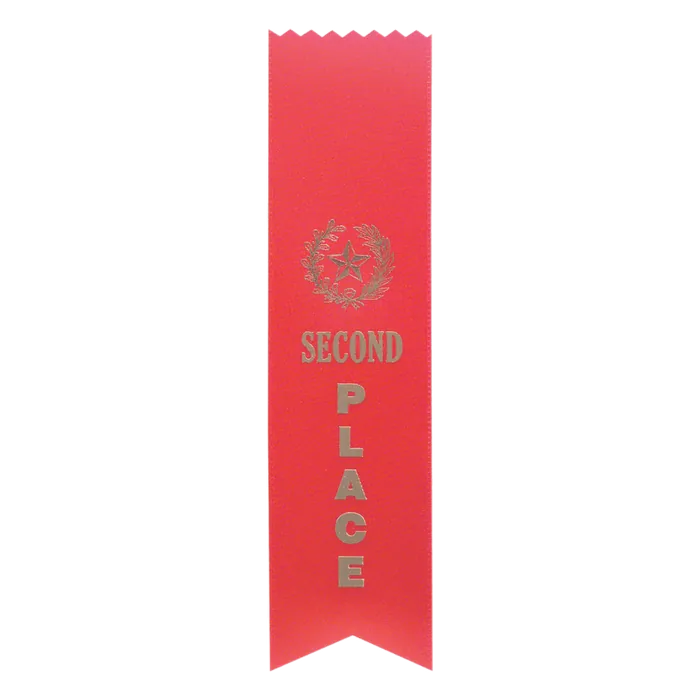 2nd Place Pinked Ribbon