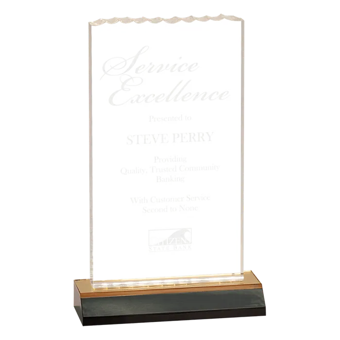Medium Gold Reflection Ice Top Acrylic