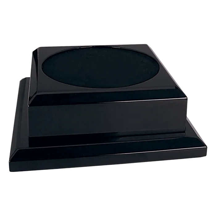 Black Piano Finish Pedistal Base