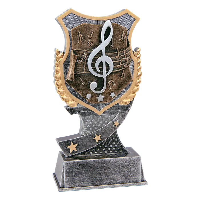 Music Shield Award-6"