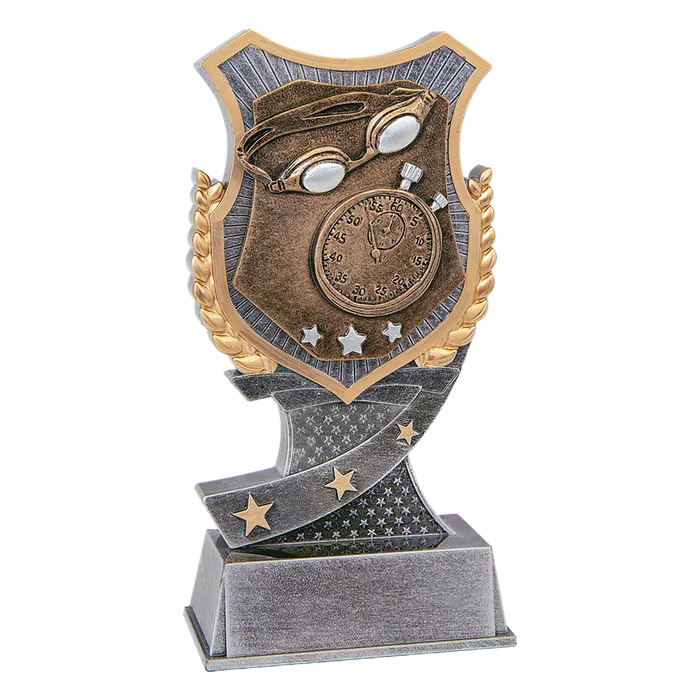 Swimming Shield Award-6"