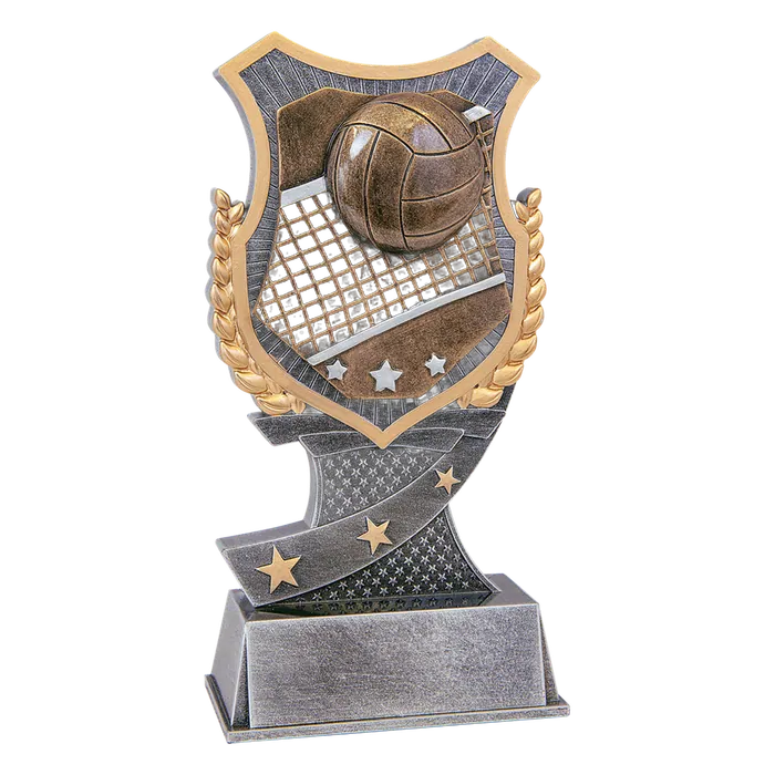 Volleyball Shield Award-7"