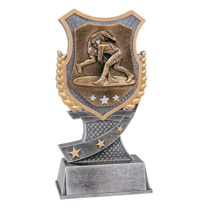 Wrestling Shield Award-7"