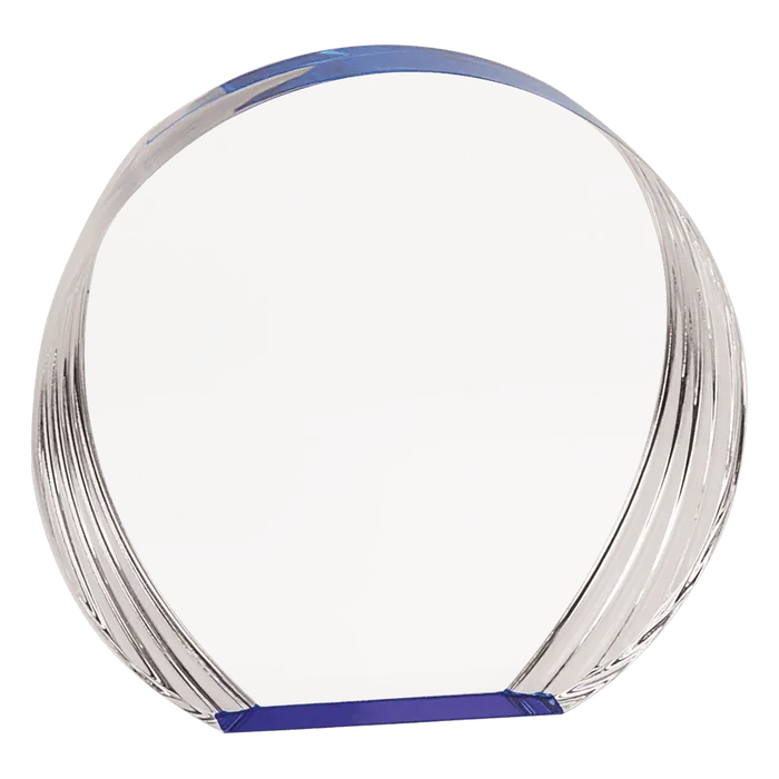 Small Blue Round Acrylic