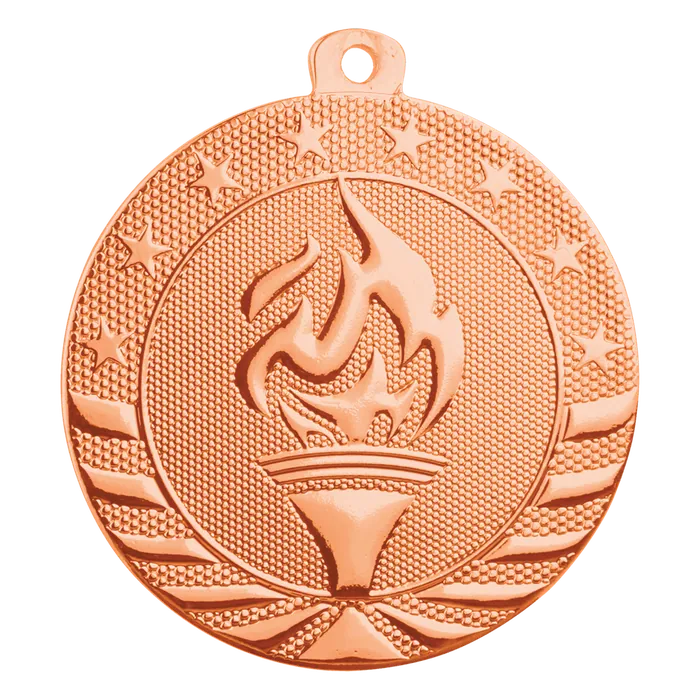 Torch Starbrite Medal-Bronze, 2"