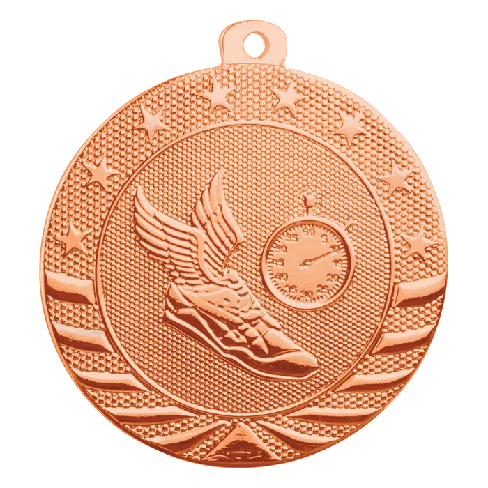 Track Starbrite Medal-Bronze, 2"