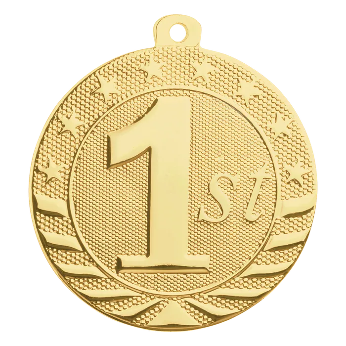 1st Place Starbrite Medal (Gold only), 2"