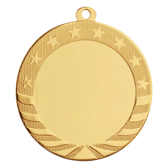 Starbrite 2" Insert Holder Medal-Bright Gold (Insert Not Included)