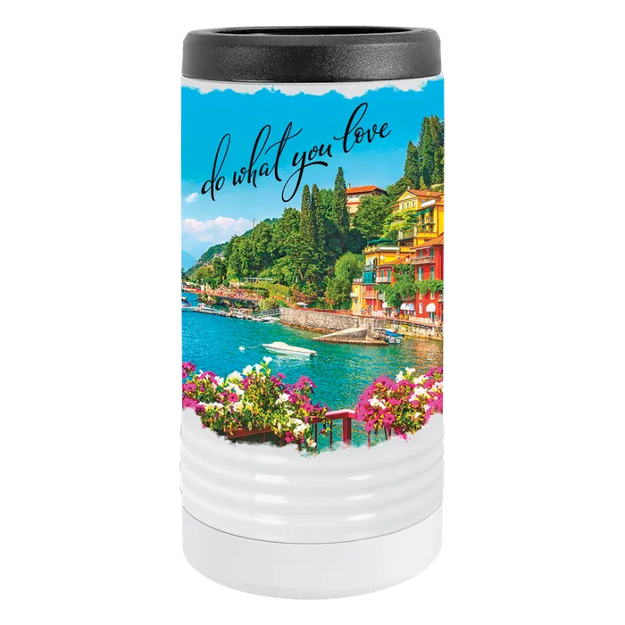 White Slim Polar Camel Full Color Beverage Holder