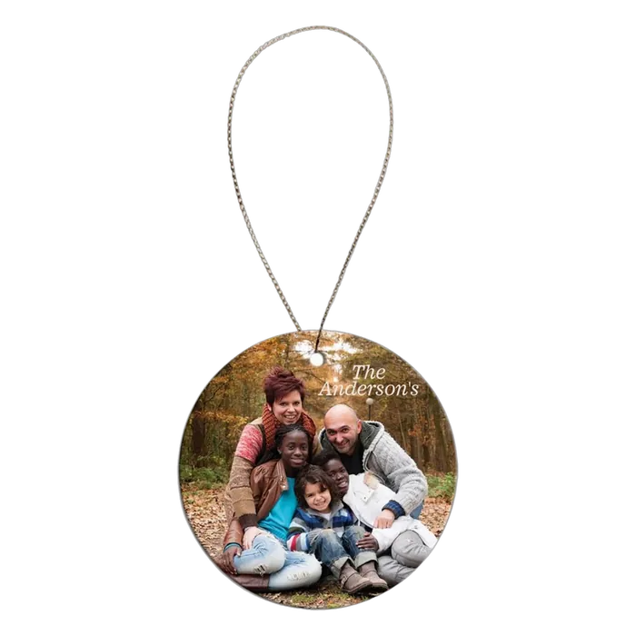 2-Sided Ceramic Ornament