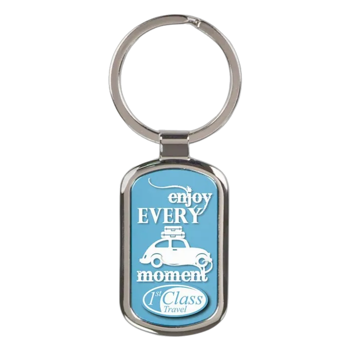 Rectangle Keychain, 1 15/16" x 1 3/16"