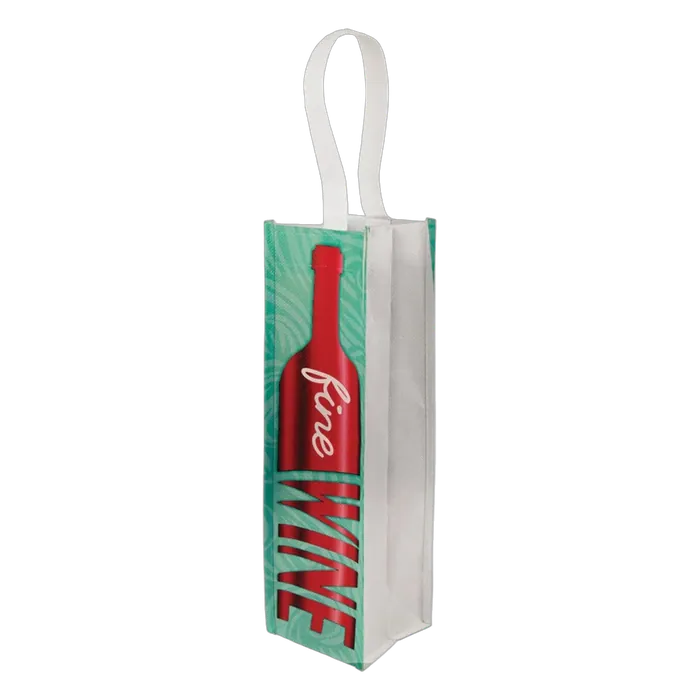 Recycled Poly Gift Bag with 3 1/2" Gusseted Bottom