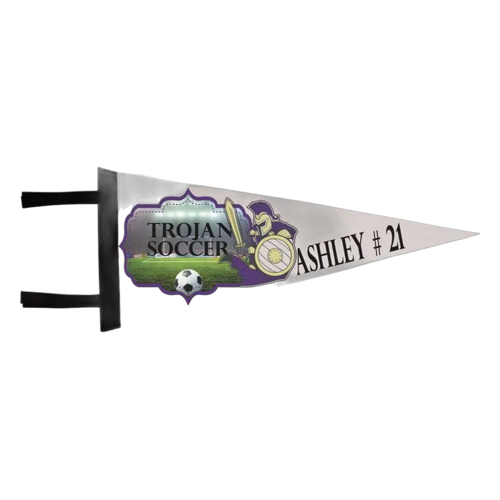 2-Sided Felt Pennant, 8" x 16"