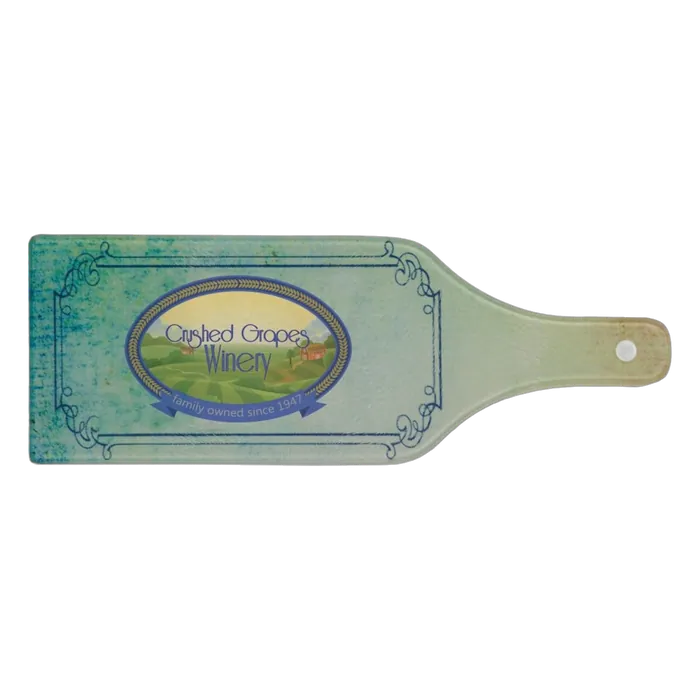 Wine Bottle Glass Cutting Board