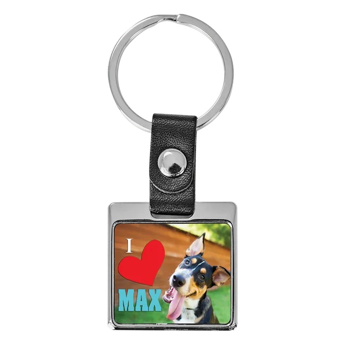 Full Color Square Keychain