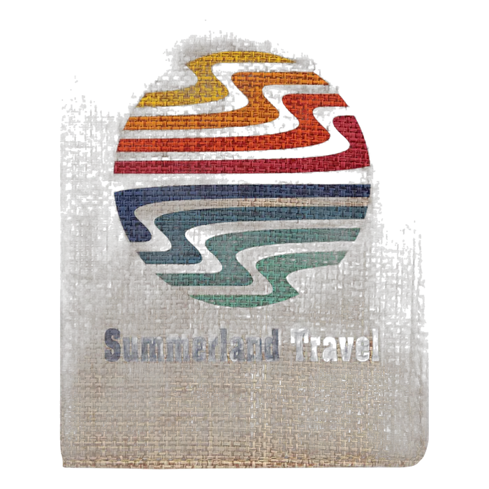 Sublimatable Burlap Passport Holder