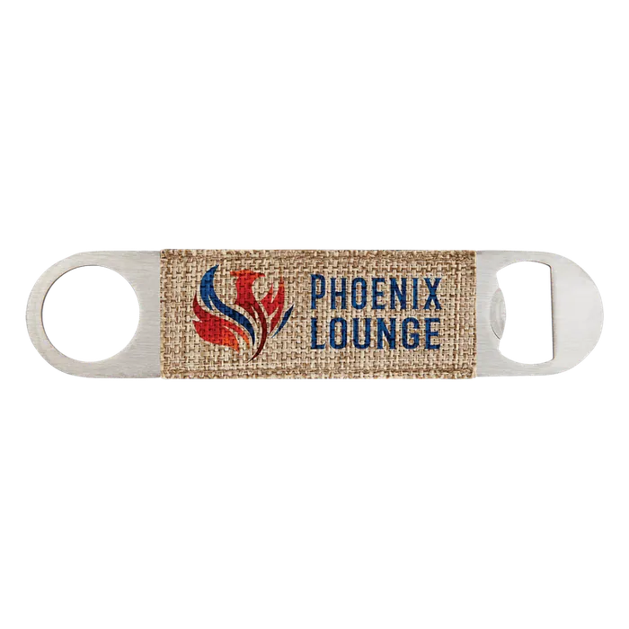 Sublimatable Burlap Bottle Opener