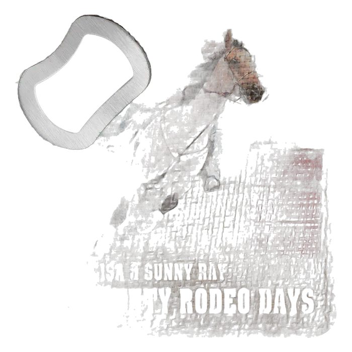 Square Sublimatable Burlap Bottle Opener Coaster