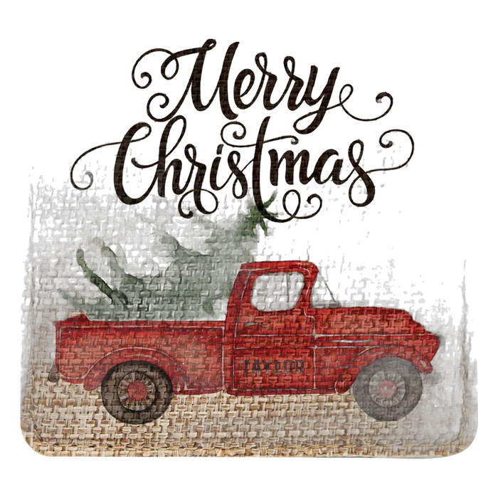 Square Sublimatable Burlap Coaster