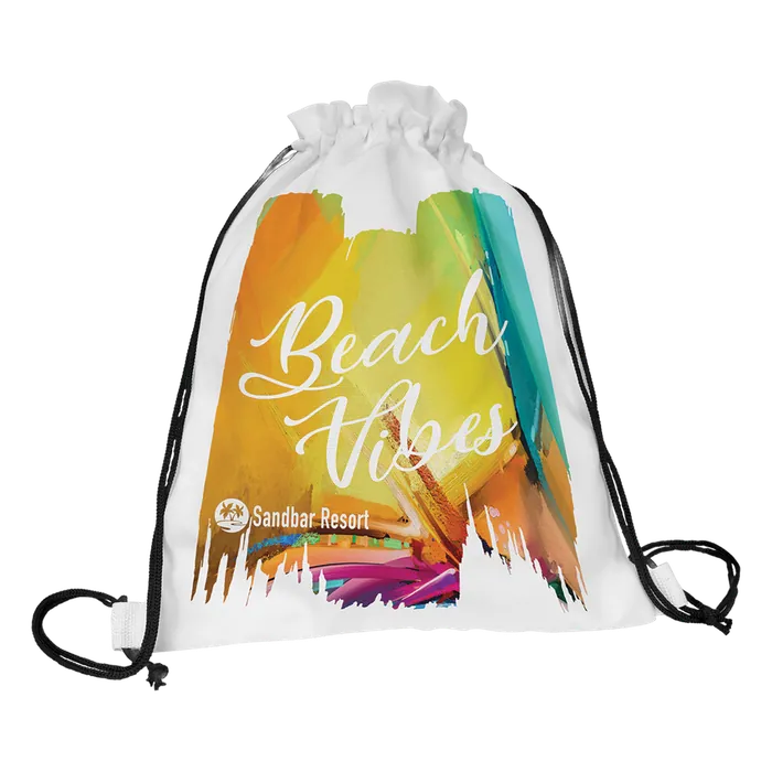 White Canvas Back Sack